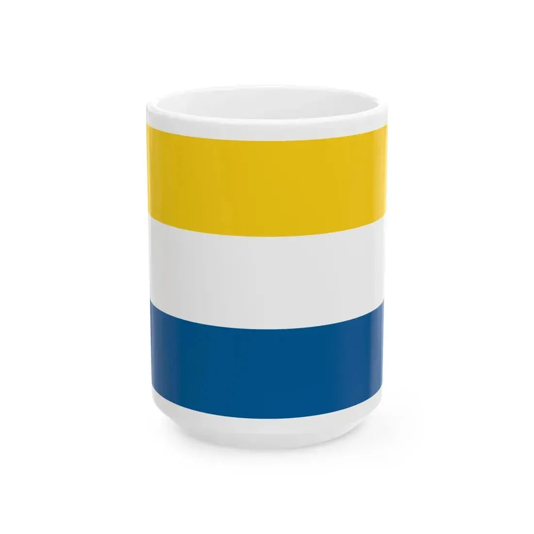 Flag of Tornedalians 2007 (Finland) White Coffee Mug 15oz - Go Mug Yourself