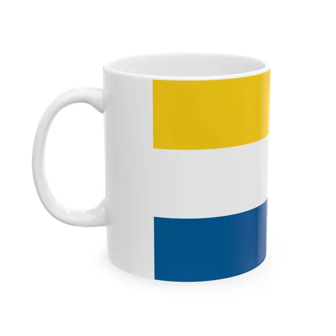 Flag of Tornedalians 2007 (Finland) White Coffee Mug - Go Mug Yourself