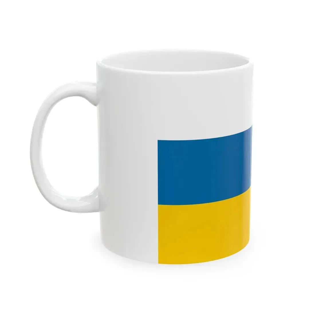 Flag of Tornedalians (Finland) White Coffee Mug - Go Mug Yourself