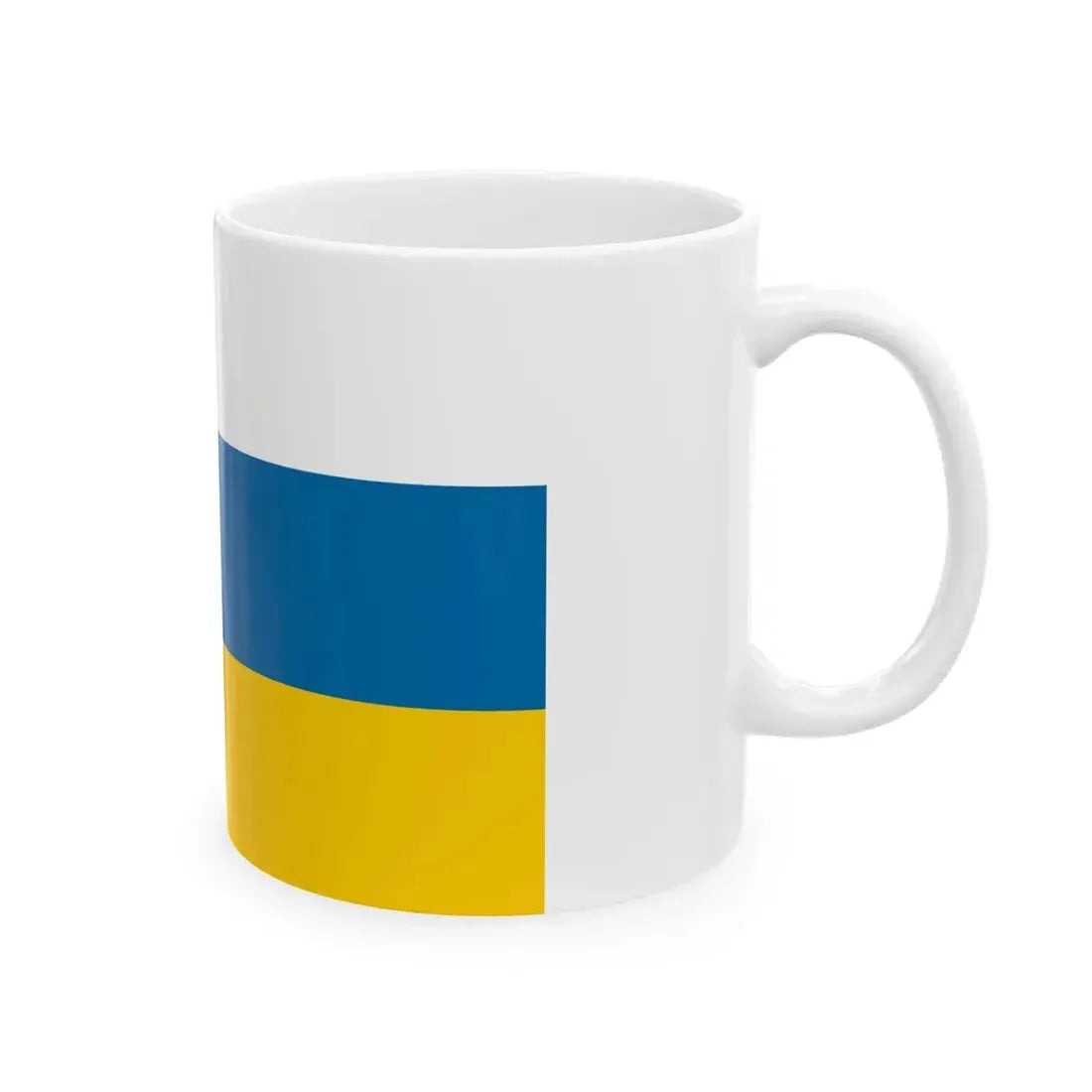 Flag of Tornedalians (Finland) White Coffee Mug - Go Mug Yourself