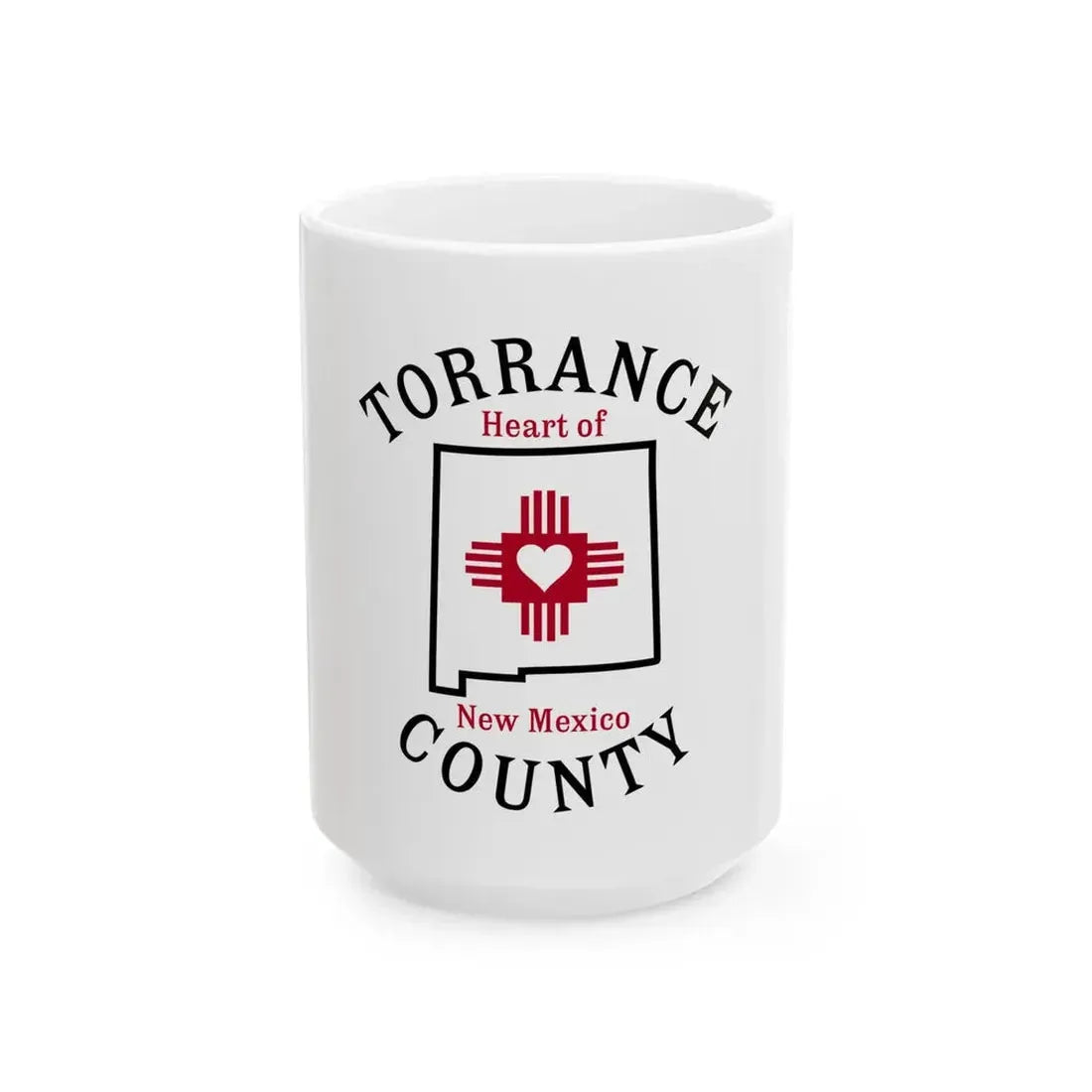 Flag of Torrance County New Mexico (Mexico) White Coffee Mug 15oz - Go Mug Yourself