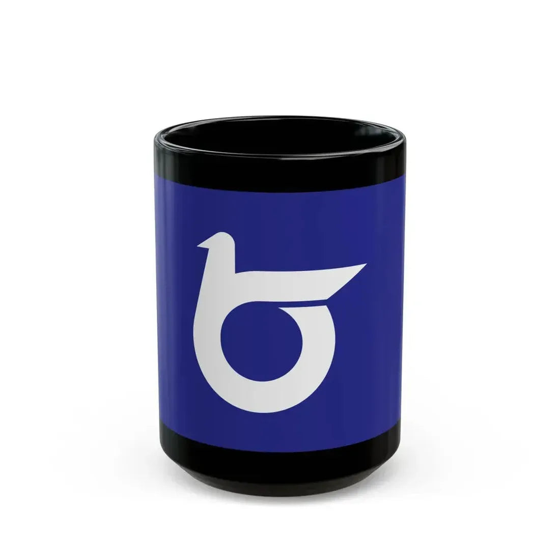 Flag of Tottori Prefecture Japan - Black Coffee Mug 15oz - Go Mug Yourself