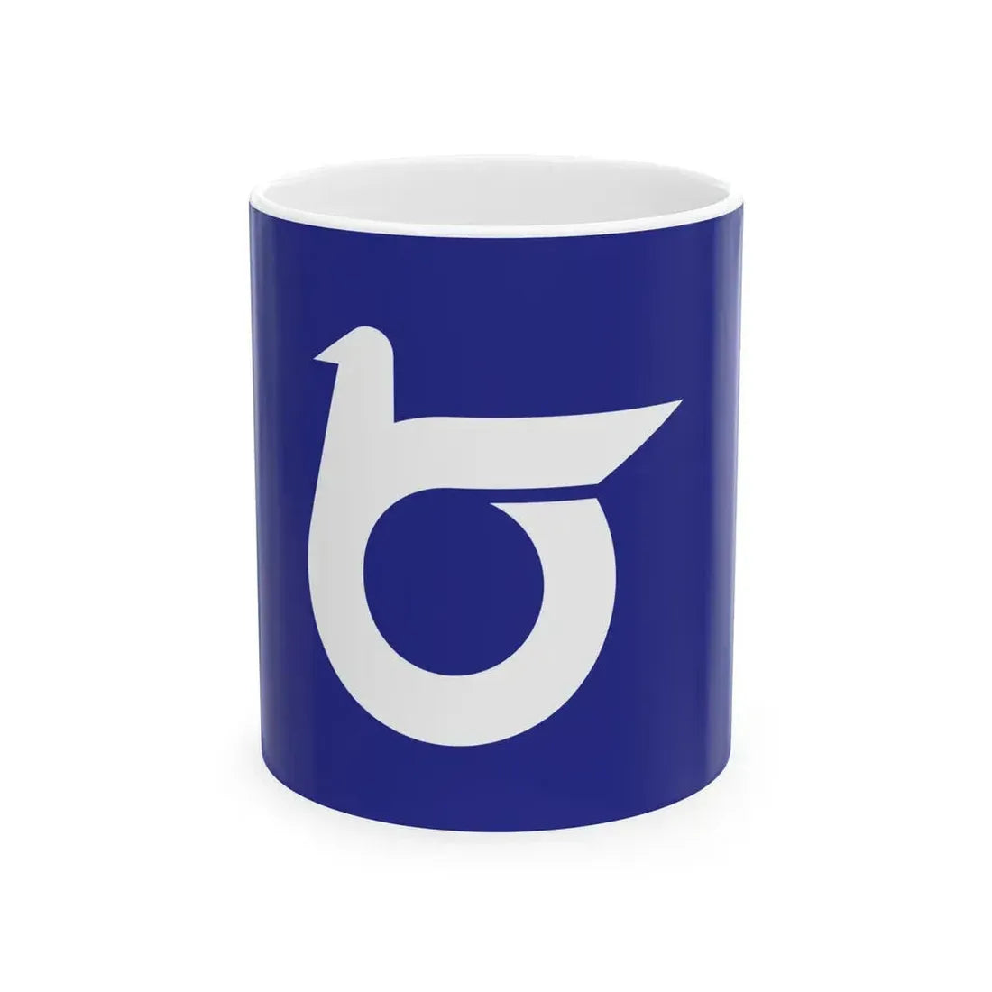 Flag of Tottori Prefecture Japan - White Coffee Mug 11oz - Go Mug Yourself