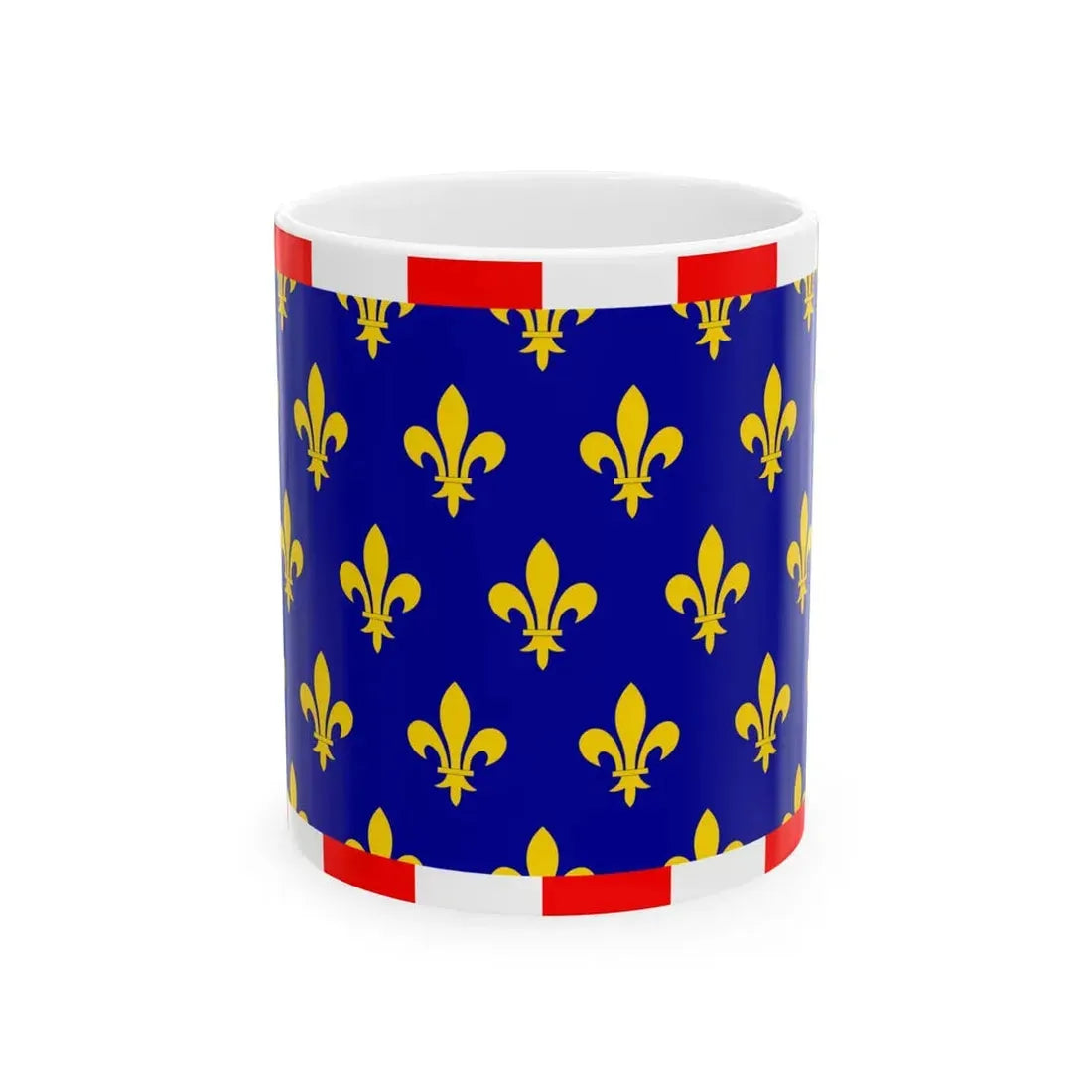 Flag of Touraine (Belgium) White Coffee Mug 11oz - Go Mug Yourself