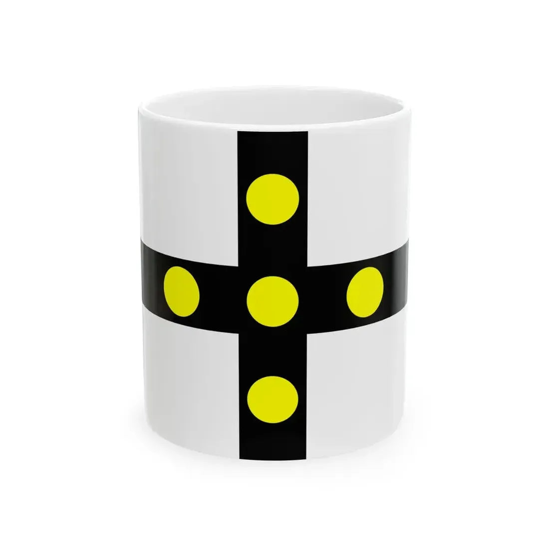 Flag of Tourcoing (France) White Coffee Mug 11oz - Go Mug Yourself