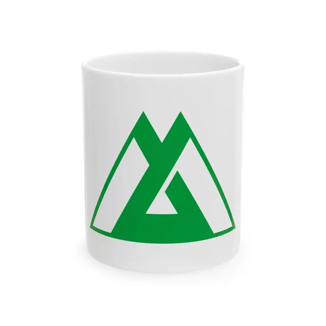 Flag of Toyama Prefecture Japan - White Coffee Mug 11oz - Go Mug Yourself