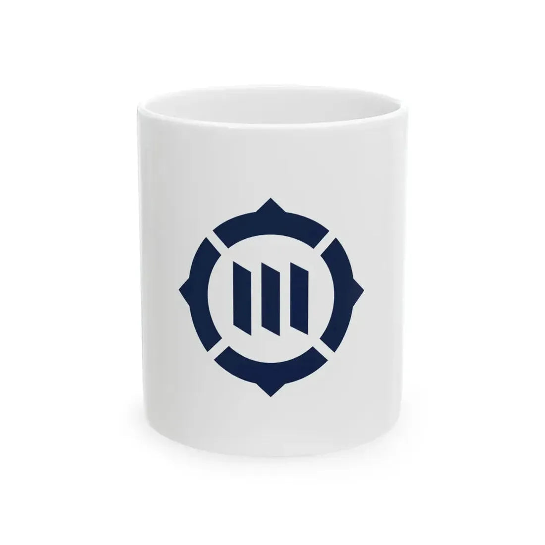 Flag of Toyokawa Aichi Japan - White Coffee Mug 11oz - Go Mug Yourself