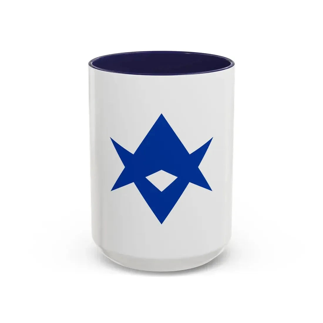 Flag of Toyota Aichi Japan - Accent Coffee Mug 15oz Navy - Go Mug Yourself