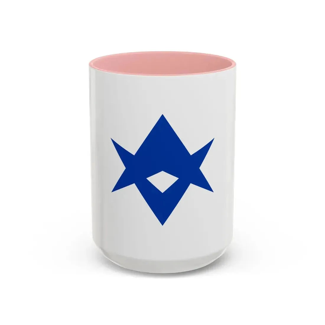 Flag of Toyota Aichi Japan - Accent Coffee Mug 15oz Pink - Go Mug Yourself