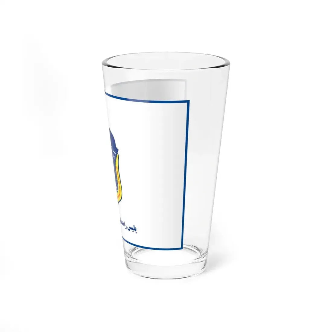 Flag of Traffic Police Rahvar of Islamic Republic of Iran (Iran) Pint Glass 16oz - Go Mug Yourself
