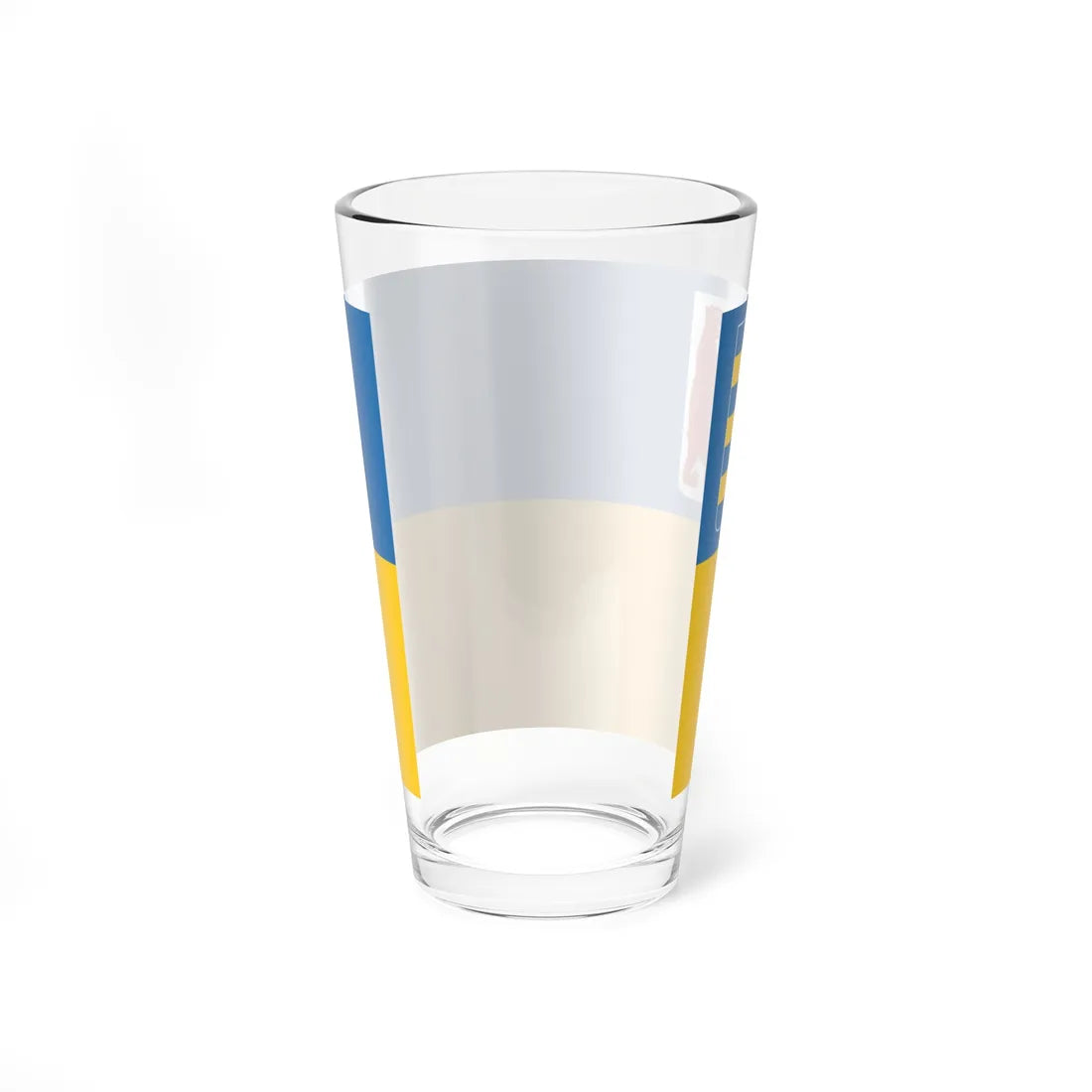 Flag of Transcarpathian Oblast (Ukraine) Pint Glass 16oz - Go Mug Yourself
