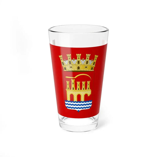 Flag of Trapani (Italy) Pint Glass 16oz 16oz - Go Mug Yourself