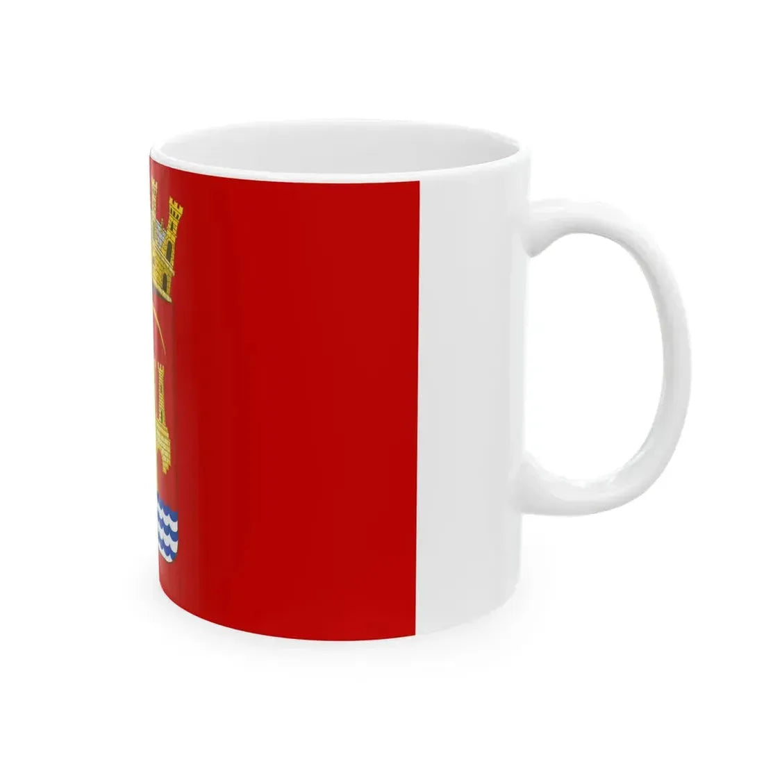 Flag of Trapani (Italy) White Coffee Mug - Go Mug Yourself