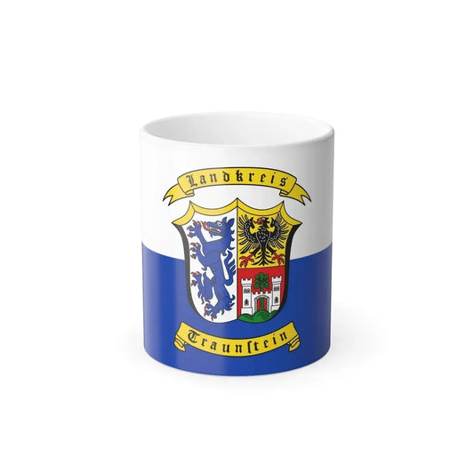Flag of Traunstein Germany - Color Changing Coffee Mug 11oz - Go Mug Yourself
