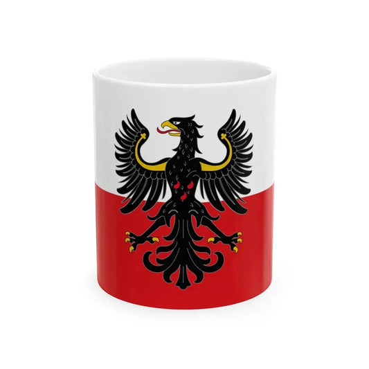 Flag of Trentino Lega Nord (Italy) White Coffee Mug 11oz - Go Mug Yourself