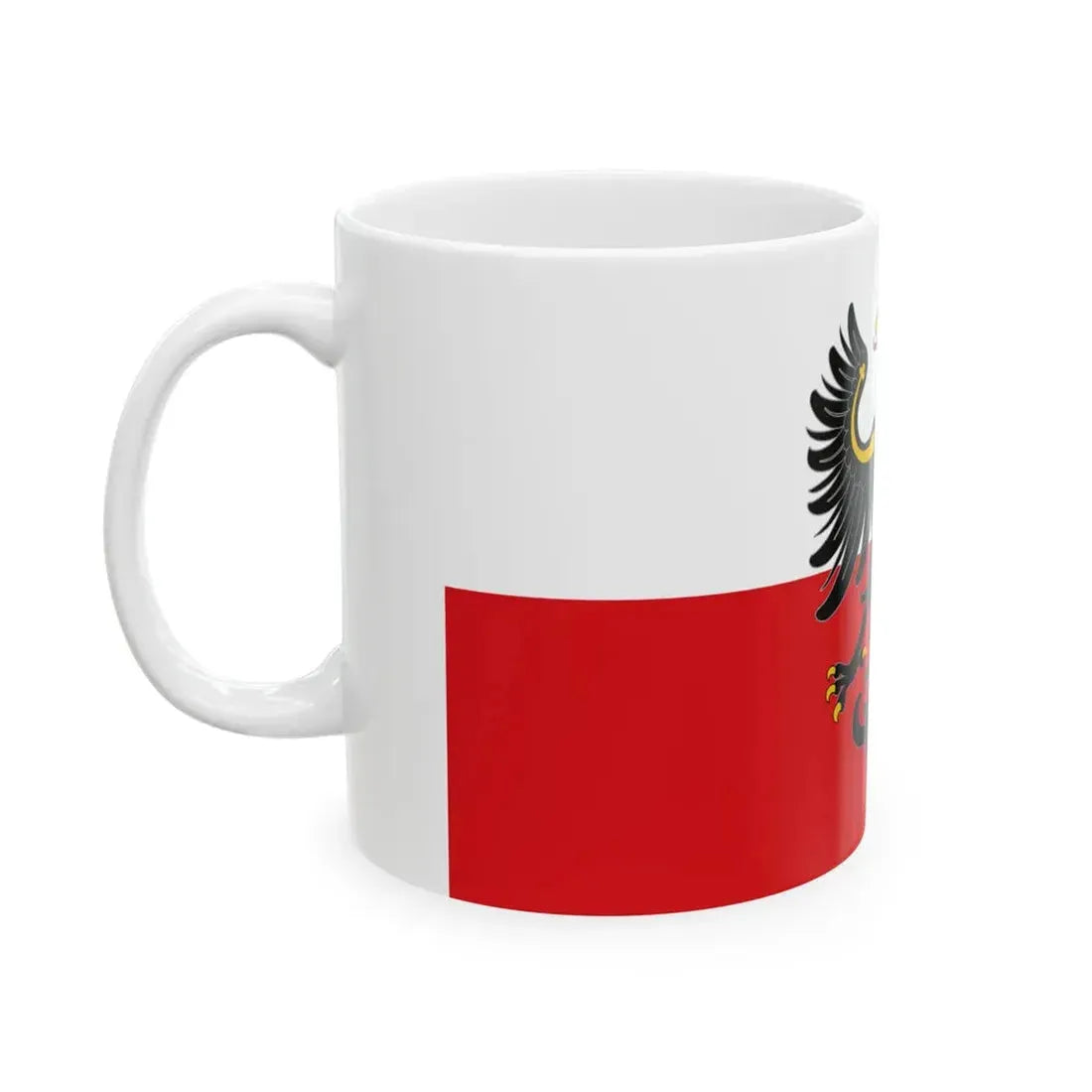 Flag of Trentino Lega Nord (Italy) White Coffee Mug - Go Mug Yourself