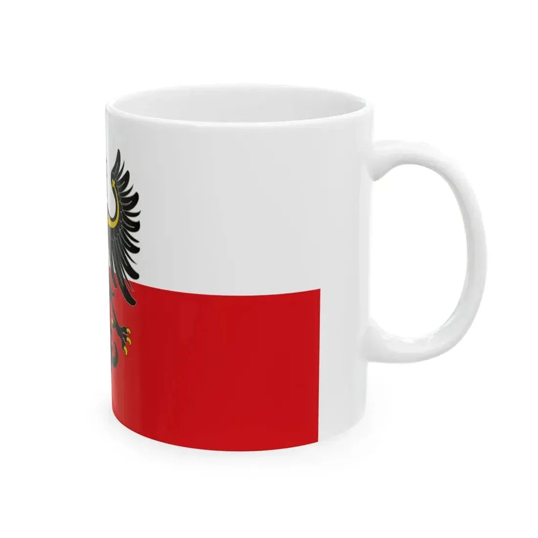 Flag of Trentino Lega Nord (Italy) White Coffee Mug - Go Mug Yourself