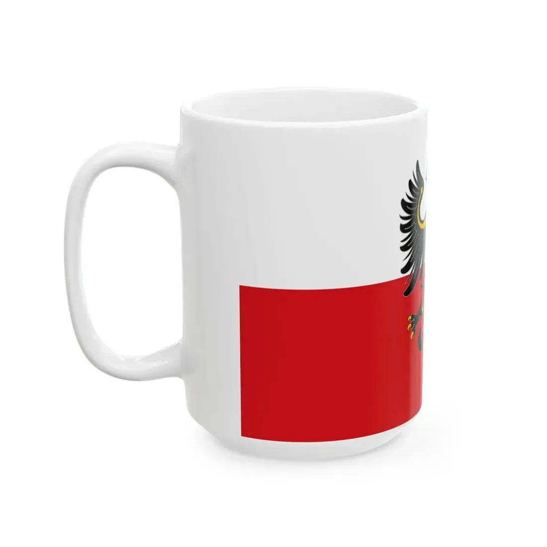 Flag of Trentino Lega Nord (Italy) White Coffee Mug - Go Mug Yourself
