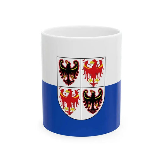 Flag of Trentino-South Tyrol (Italy) White Coffee Mug 11oz - Go Mug Yourself