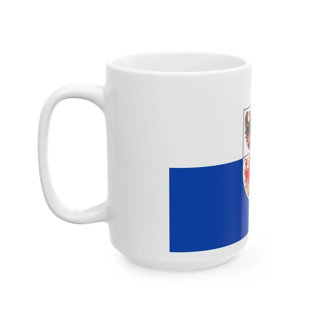 Flag of Trentino-South Tyrol (Italy) White Coffee Mug - Go Mug Yourself
