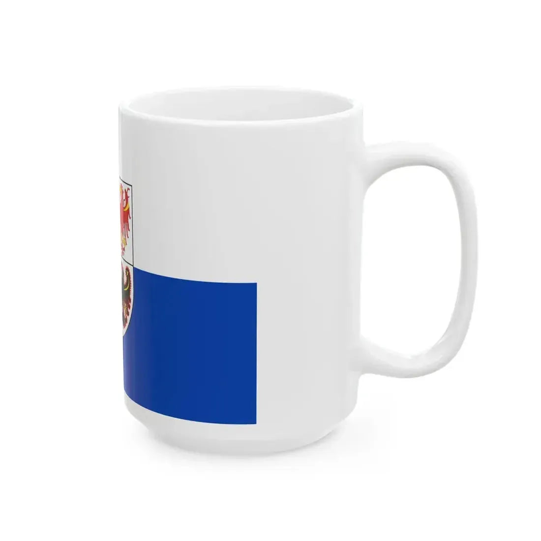 Flag of Trentino-South Tyrol (Italy) White Coffee Mug - Go Mug Yourself