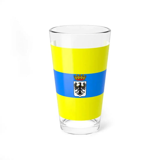 Flag of Trento (Italy) Pint Glass 16oz 16oz - Go Mug Yourself