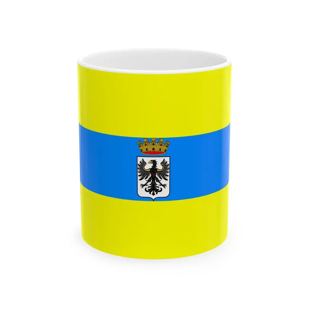 Flag of Trento Italy - White Coffee Mug 11oz - Go Mug Yourself