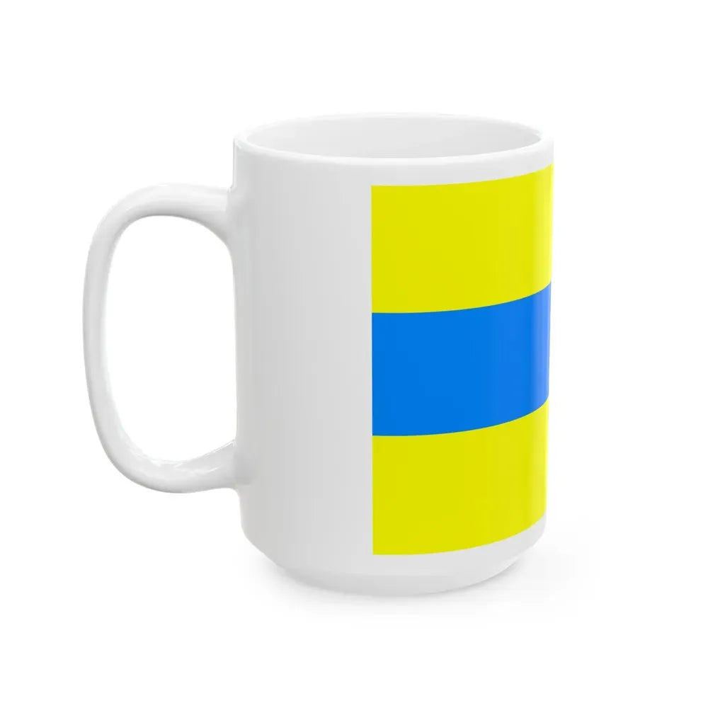 Flag of Trento Italy - White Coffee Mug - Go Mug Yourself