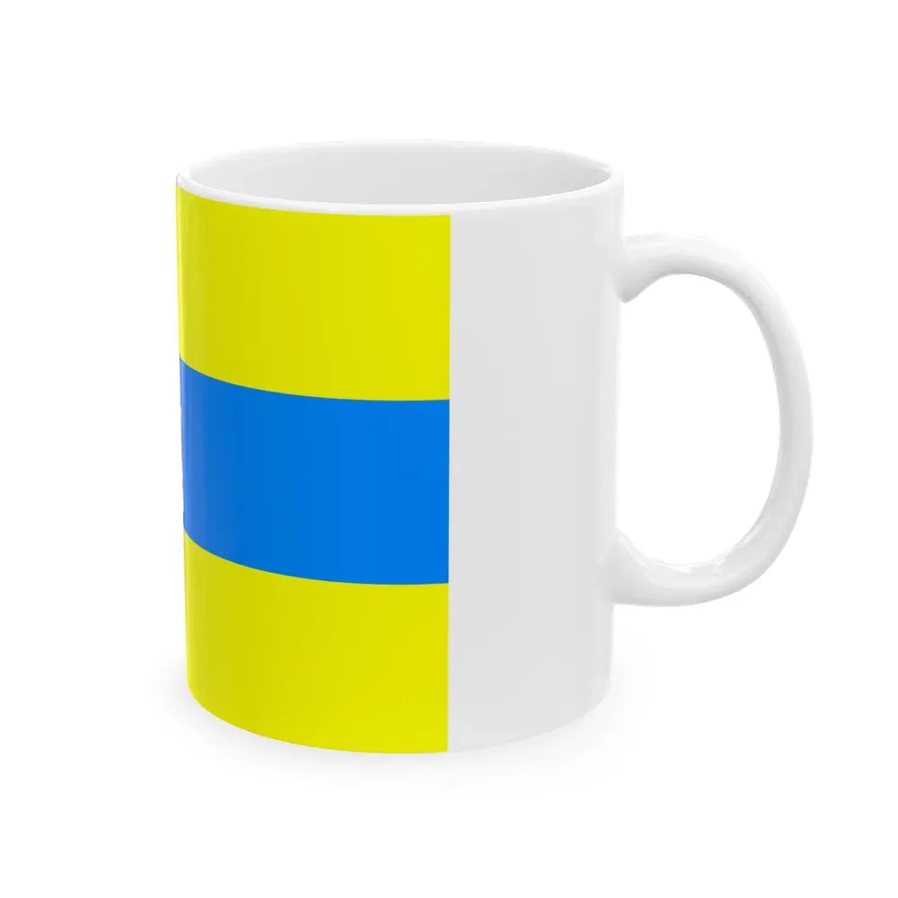 Flag of Trento Italy - White Coffee Mug - Go Mug Yourself