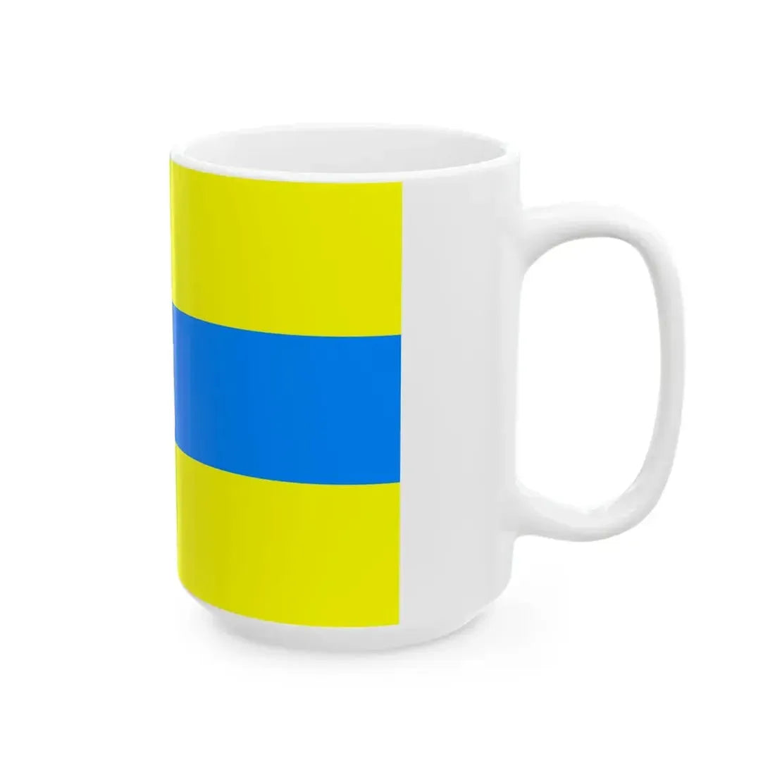 Flag of Trento (Italy) White Coffee Mug - Go Mug Yourself