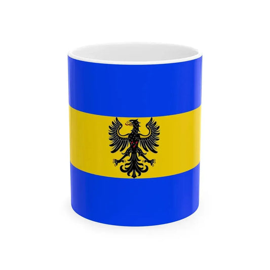 Flag of Trento mod. Vittoriale (Italy) White Coffee Mug 11oz - Go Mug Yourself