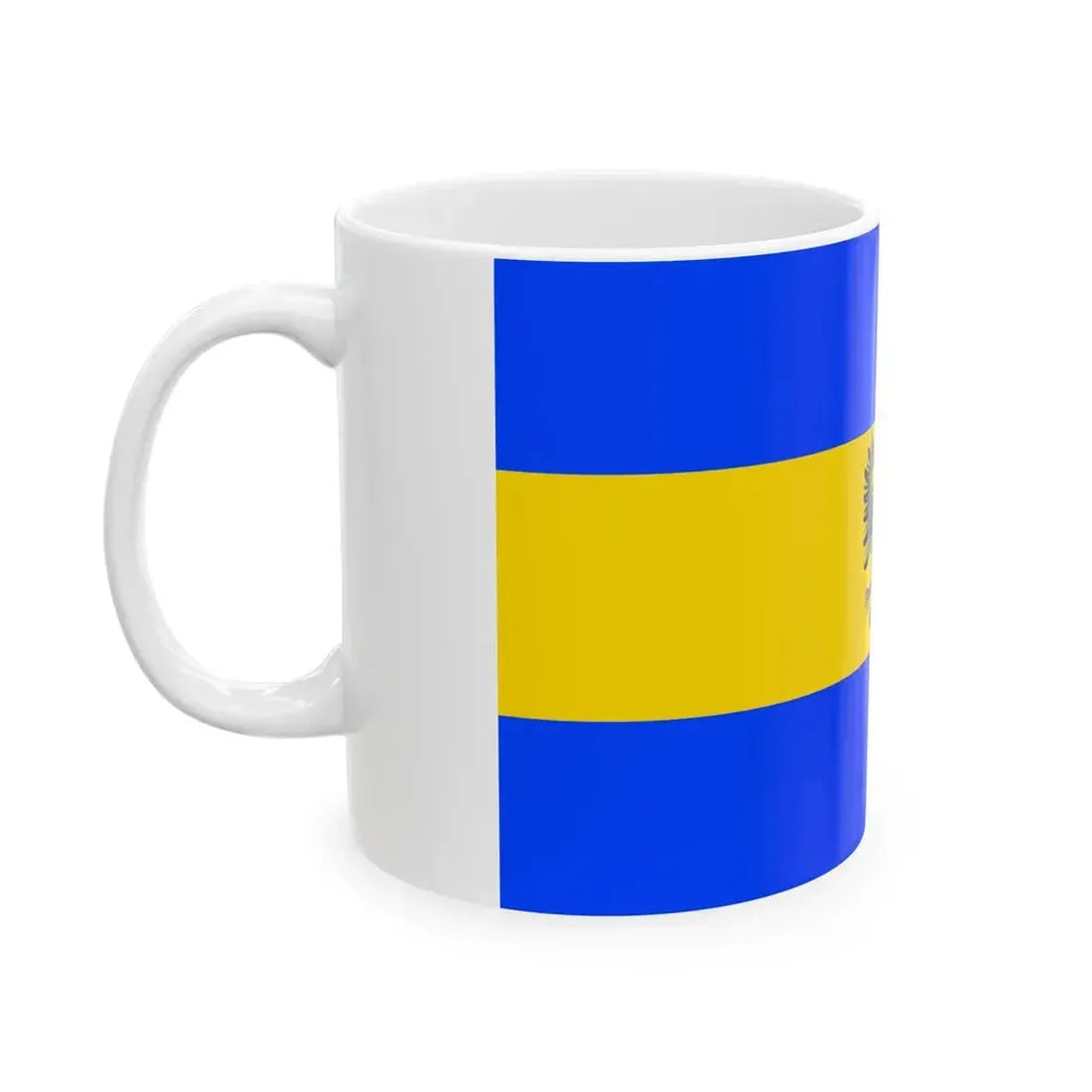Flag of Trento mod. Vittoriale (Italy) White Coffee Mug - Go Mug Yourself