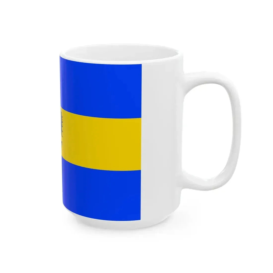 Flag of Trento mod. Vittoriale (Italy) White Coffee Mug - Go Mug Yourself