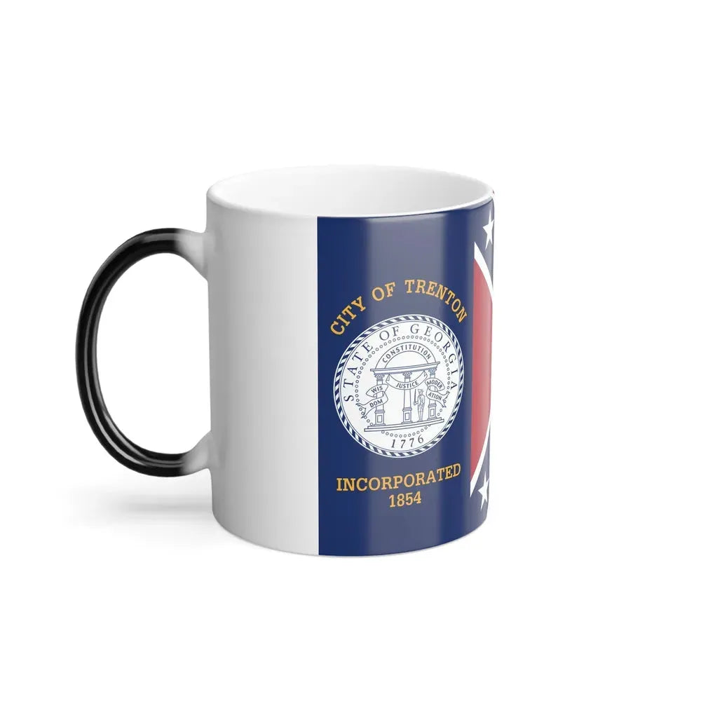Flag of Trenton, Georgia - Color Changing Coffee Mug - Go Mug Yourself