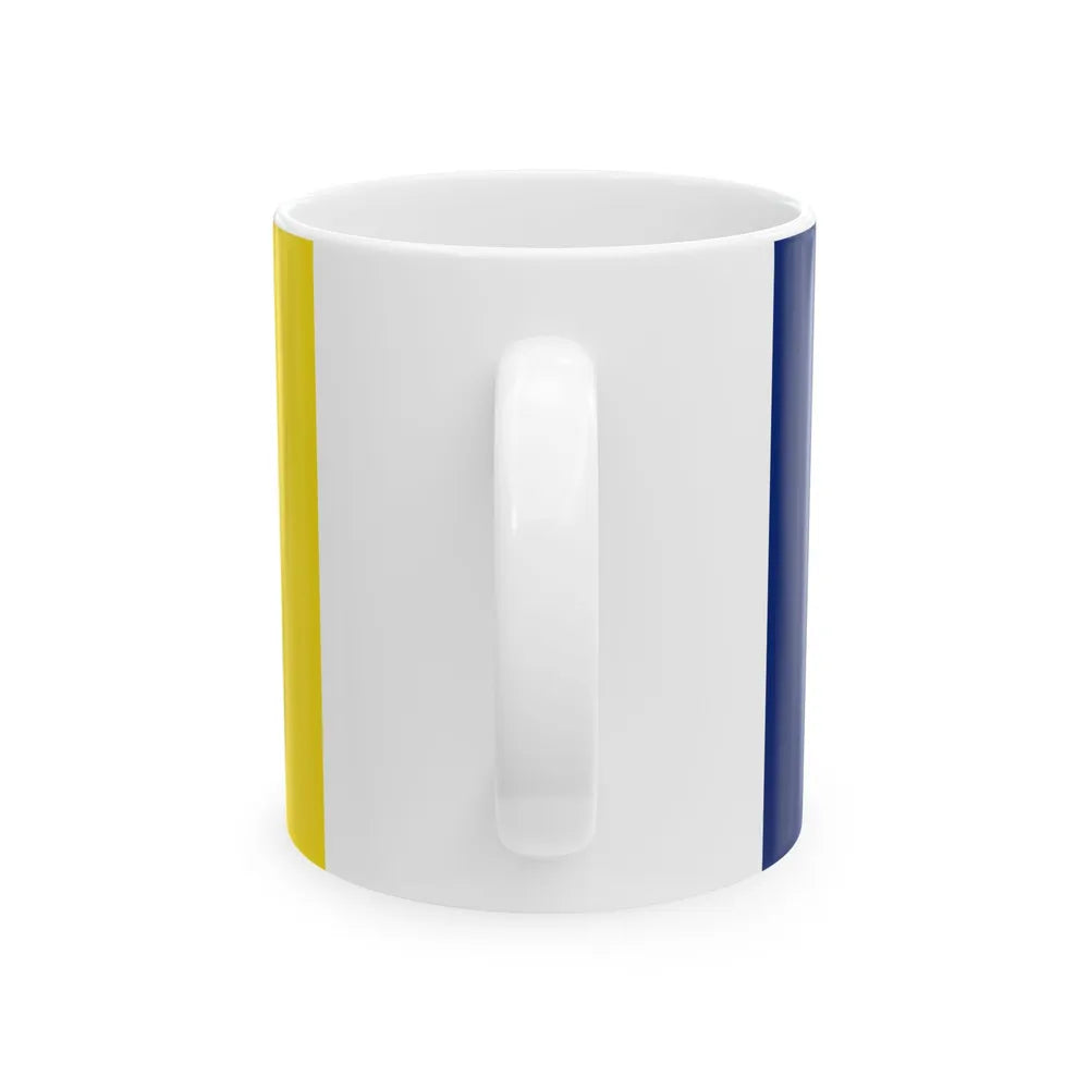 Flag of Trenton New Jersey (United States) White Coffee Mug - Go Mug Yourself