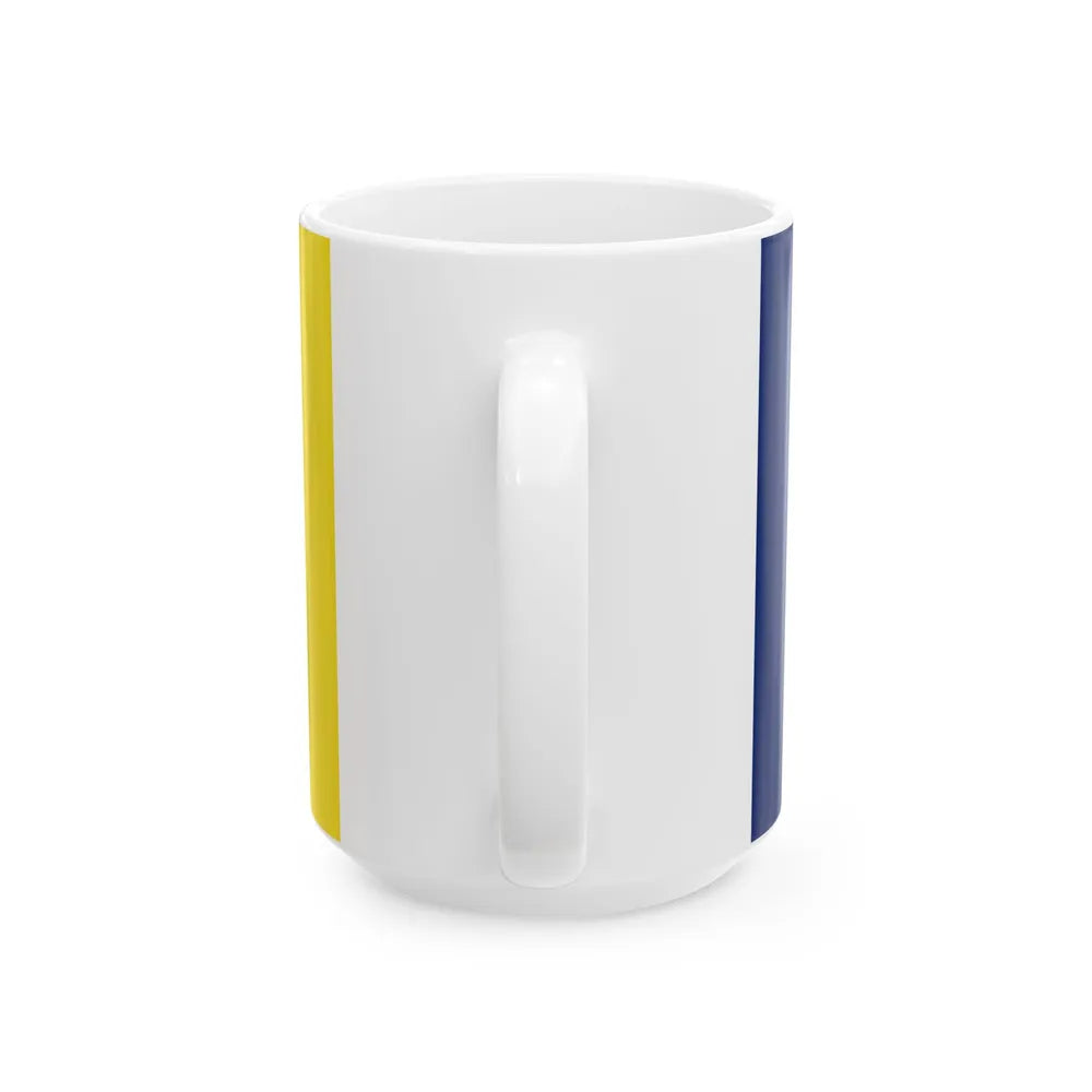 Flag of Trenton New Jersey (United States) White Coffee Mug - Go Mug Yourself