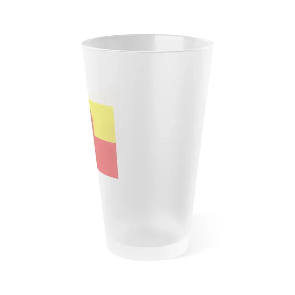 Flag of Trier Germany - Frosted Pint Glass 16oz - Go Mug Yourself