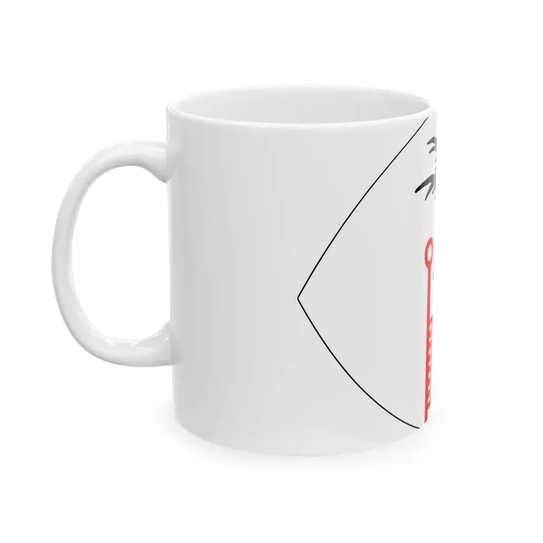 Flag of Tripoli 1350 as reported by the Book of All Kingdoms (Libya) White Coffee Mug - Go Mug Yourself