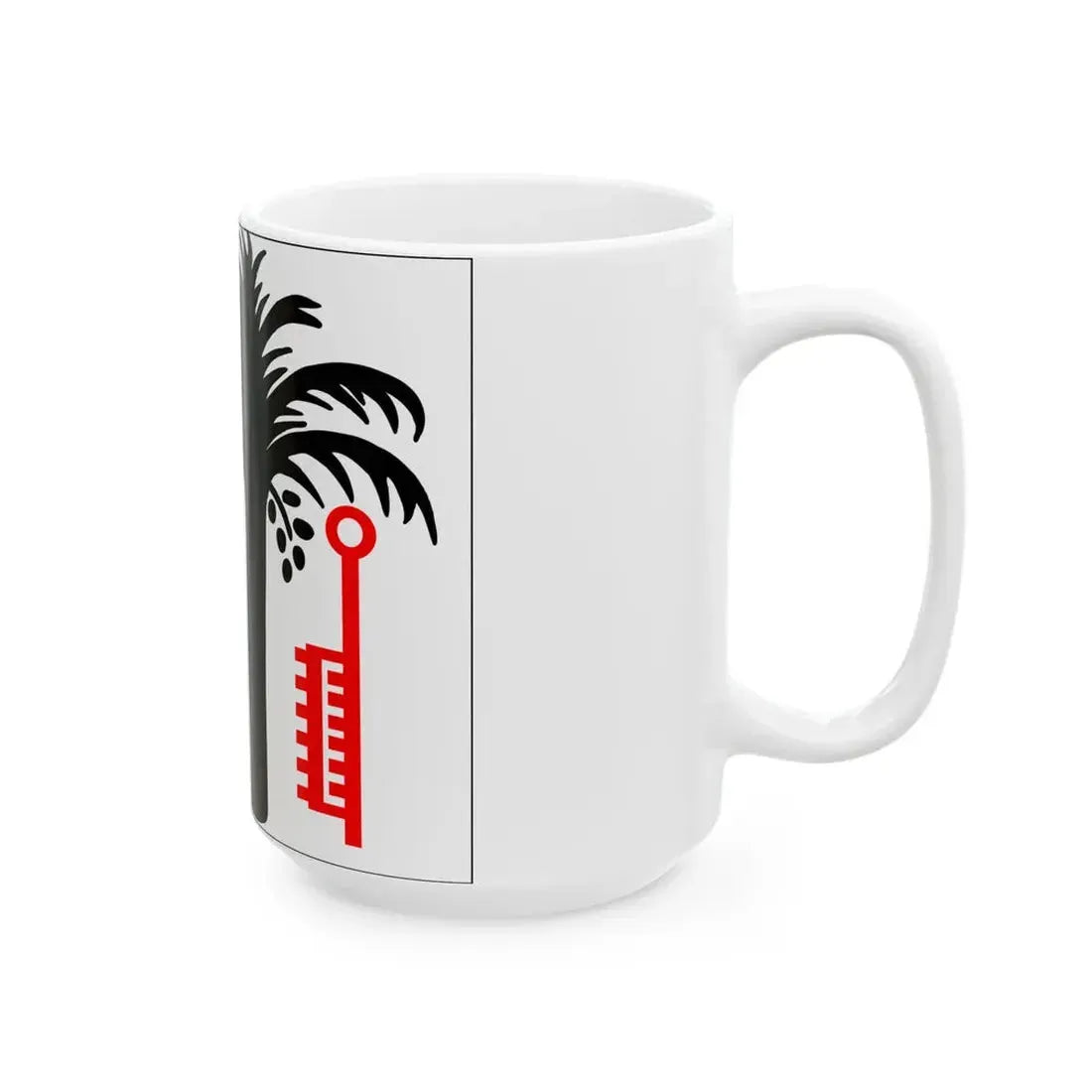 Flag of Tripoli 1350 as reported by the Book of All Kingdoms (Libya) White Coffee Mug - Go Mug Yourself