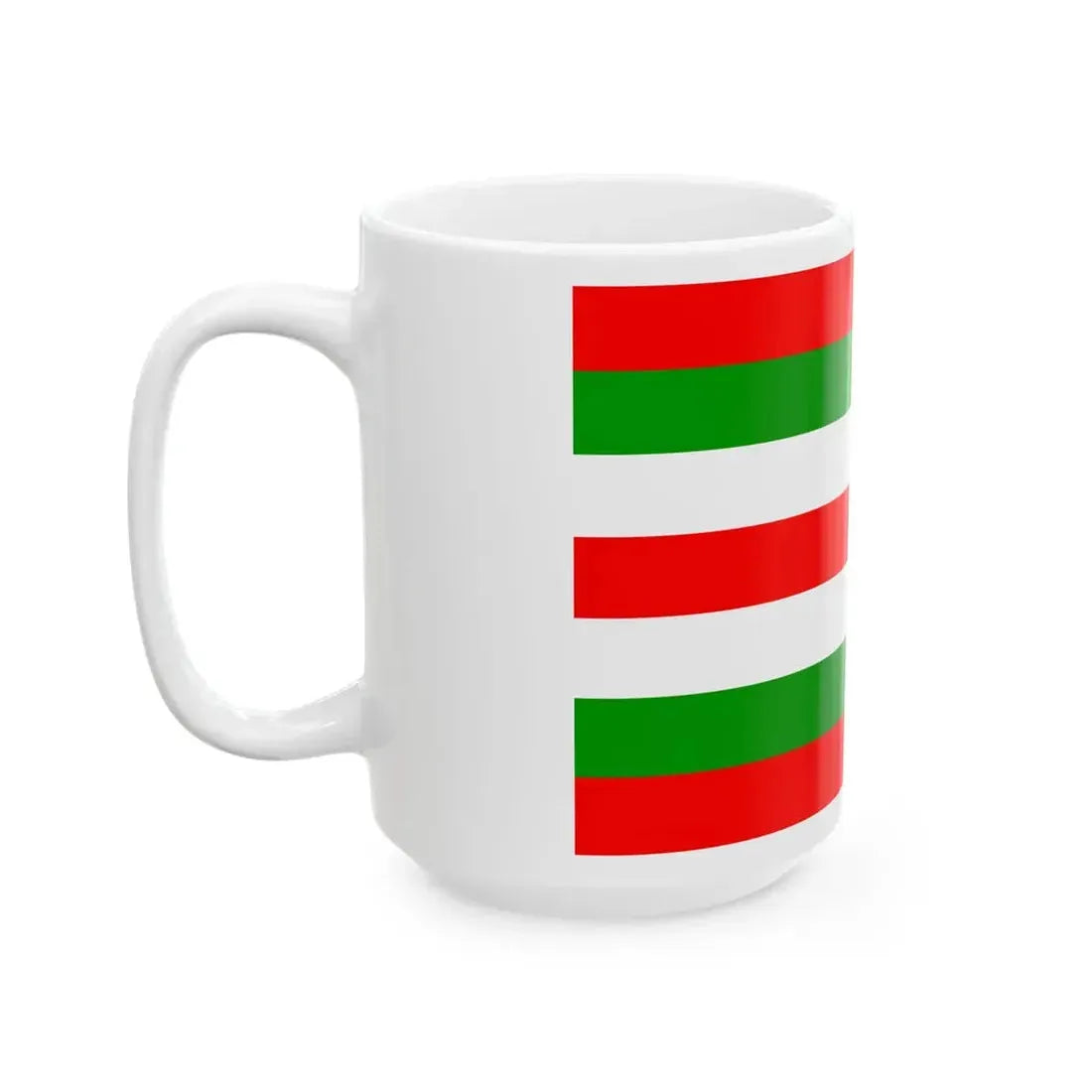 Flag of Tripoli reported (Libya) White Coffee Mug - Go Mug Yourself