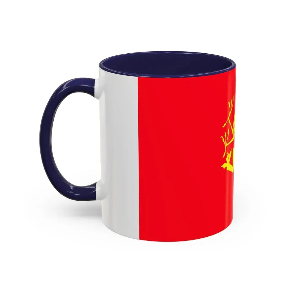 Flag of Troms Norway - Accent Coffee Mug - Go Mug Yourself