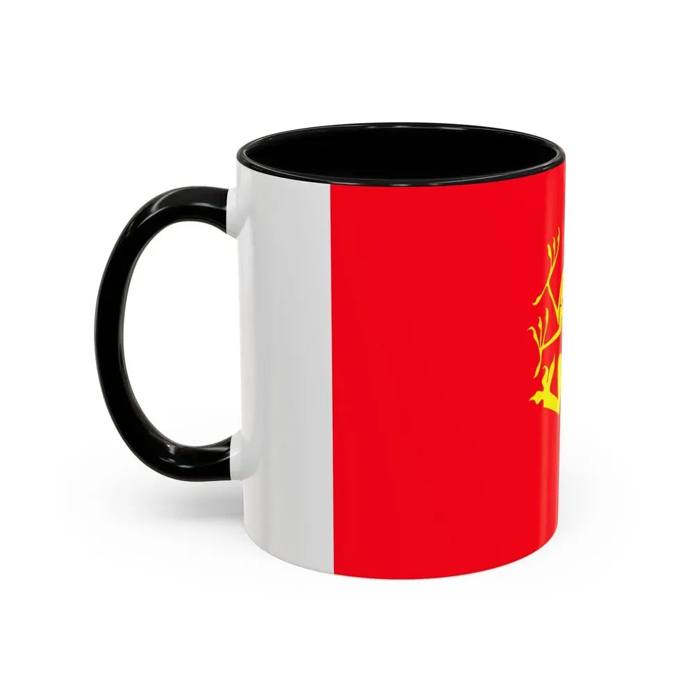 Flag of Troms Norway - Accent Coffee Mug - Go Mug Yourself
