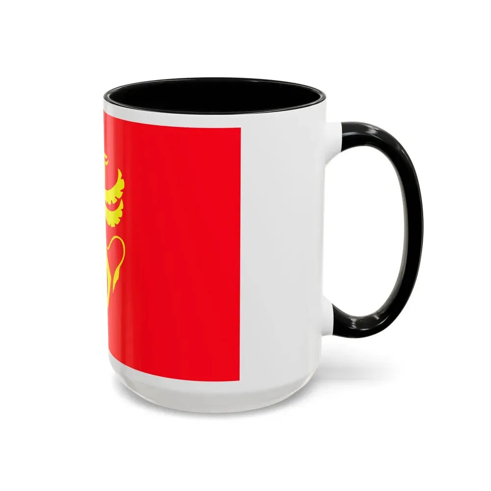 Flag of Troms Norway - Accent Coffee Mug - Go Mug Yourself