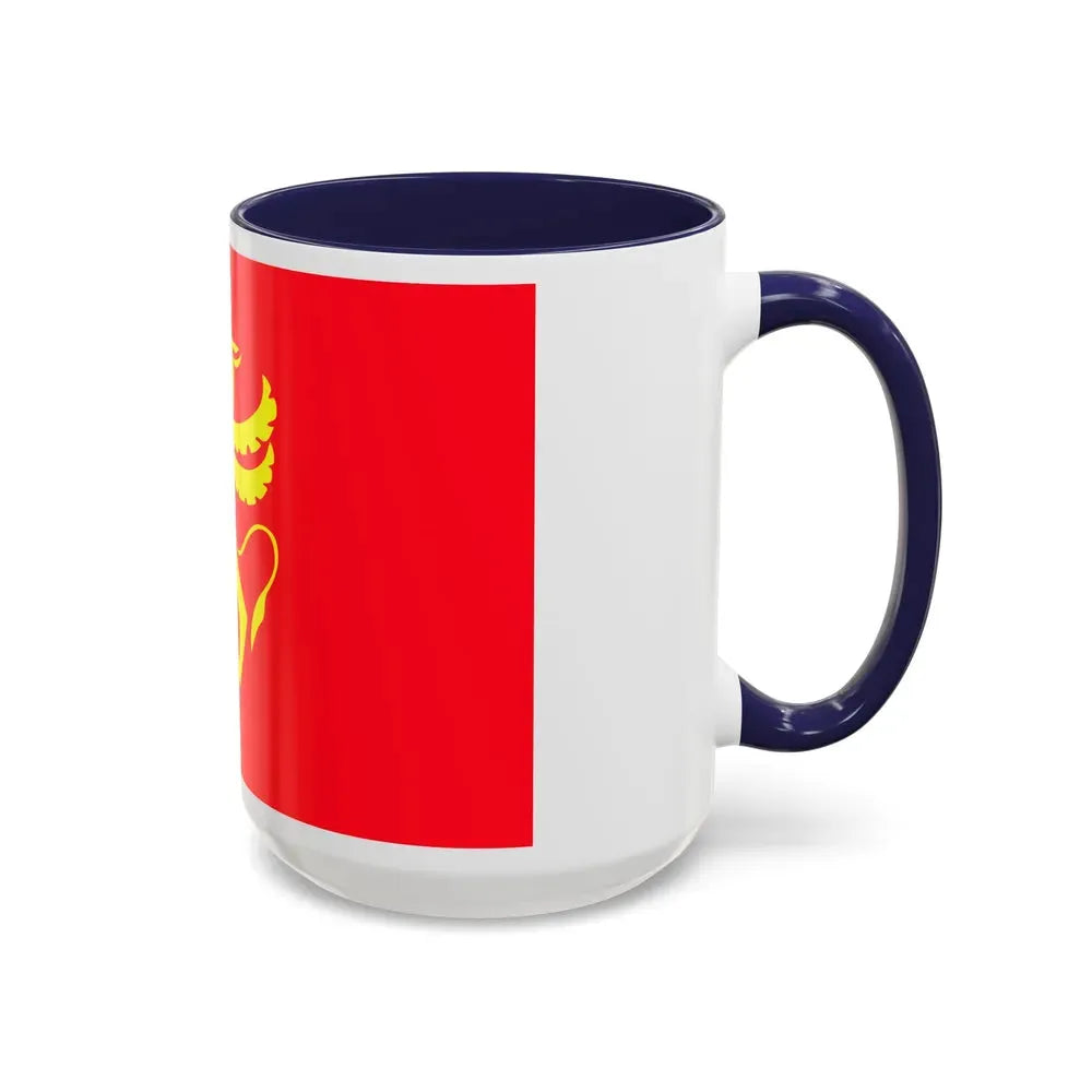 Flag of Troms Norway - Accent Coffee Mug - Go Mug Yourself