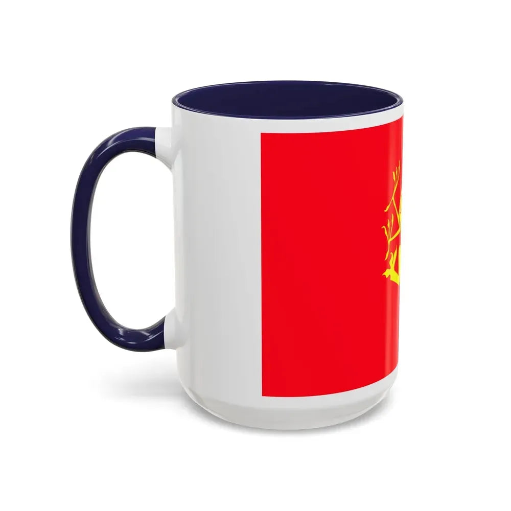 Flag of Troms Norway - Accent Coffee Mug - Go Mug Yourself