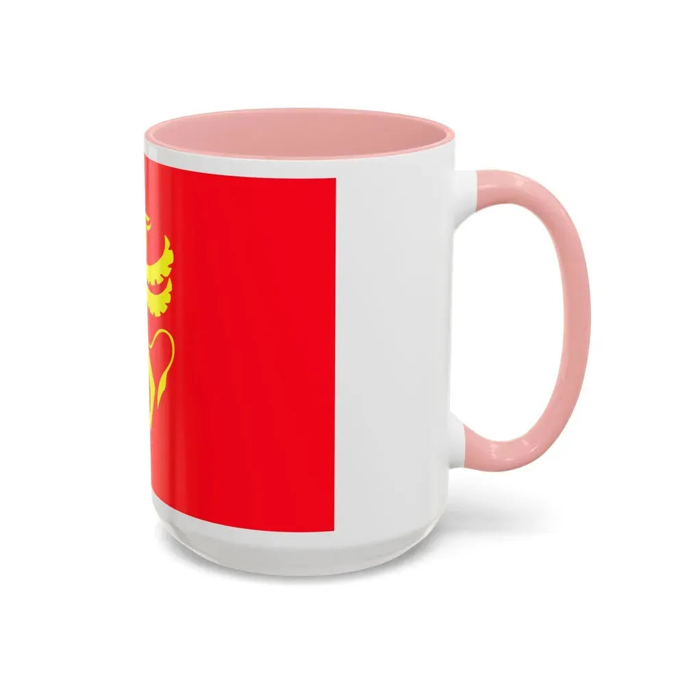 Flag of Troms Norway - Accent Coffee Mug - Go Mug Yourself