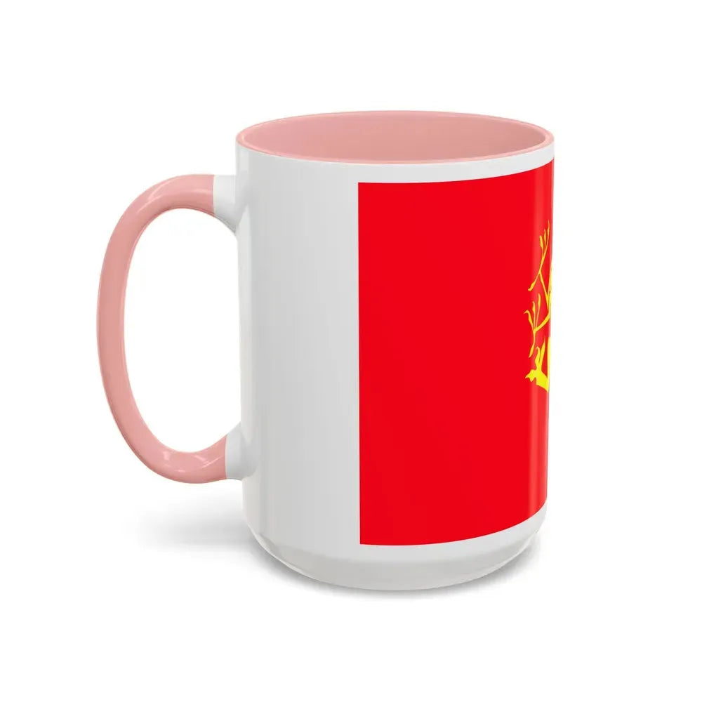 Flag of Troms Norway - Accent Coffee Mug - Go Mug Yourself