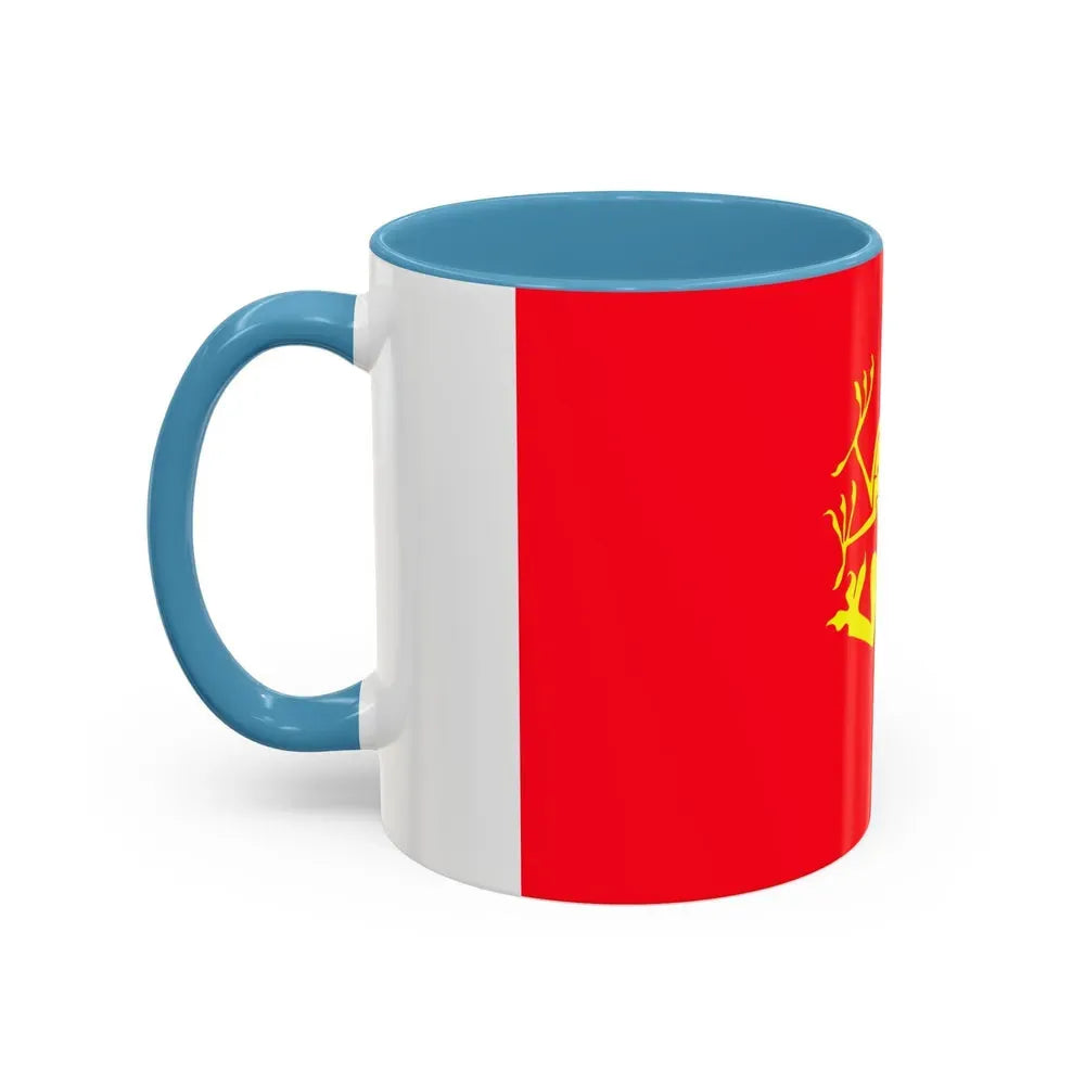 Flag of Troms Norway - Accent Coffee Mug - Go Mug Yourself