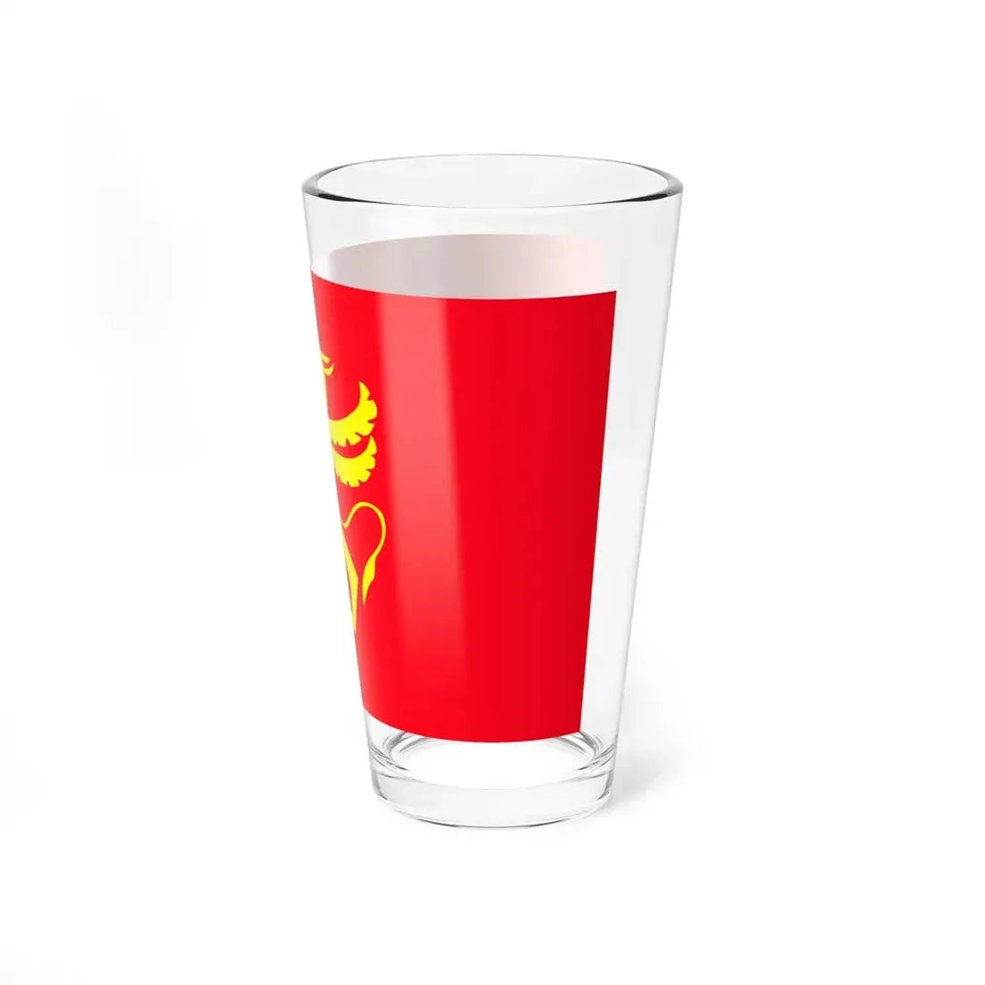 Flag of Troms Norway - Pint Glass 16oz - Go Mug Yourself