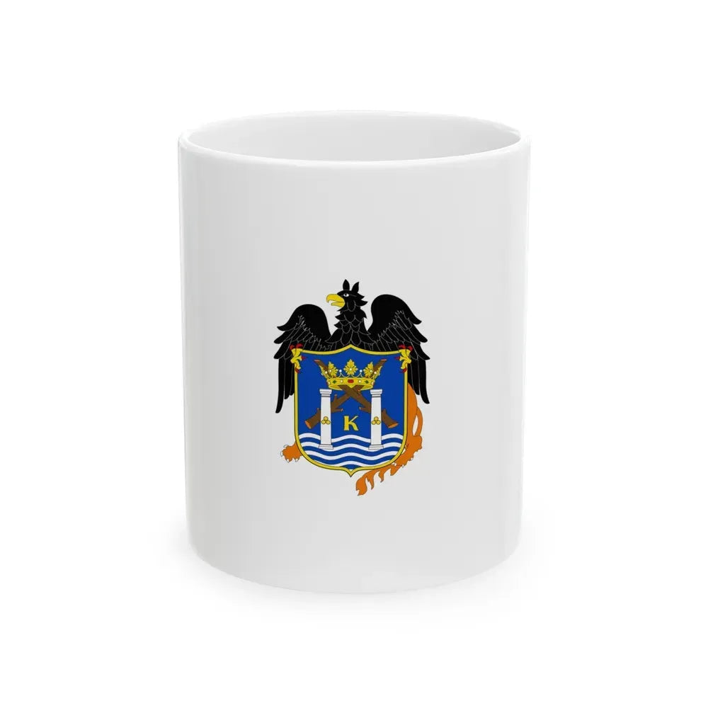 Flag of Trujillo capital of the La Libertad Region Peru - White Coffee Mug 11oz - Go Mug Yourself